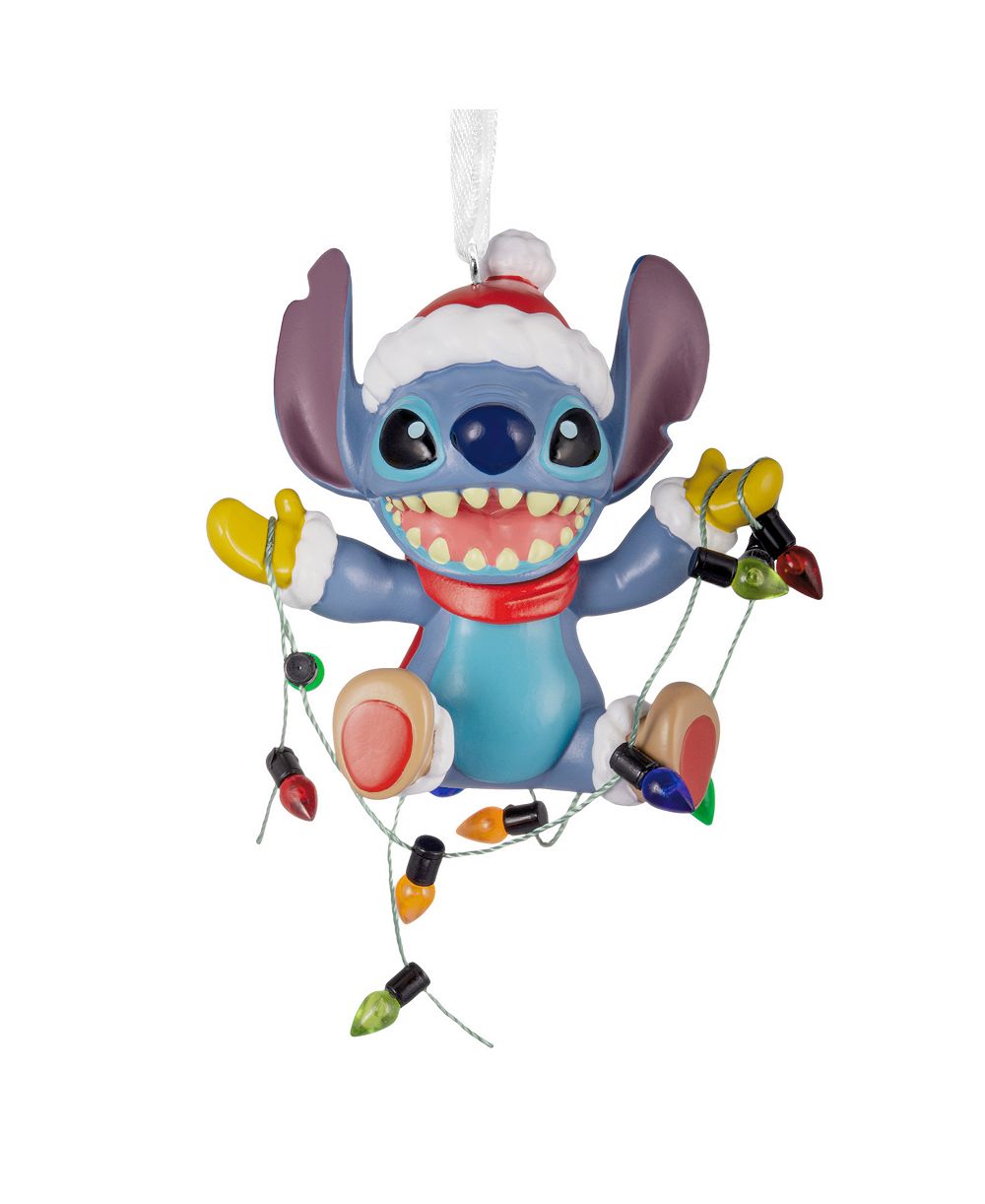 Рождественская игрушка Hallmark Disney Стич с гирляндой