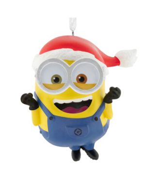 Рождественская игрушка Hallmark Миньоны: Боб в шапке Санты