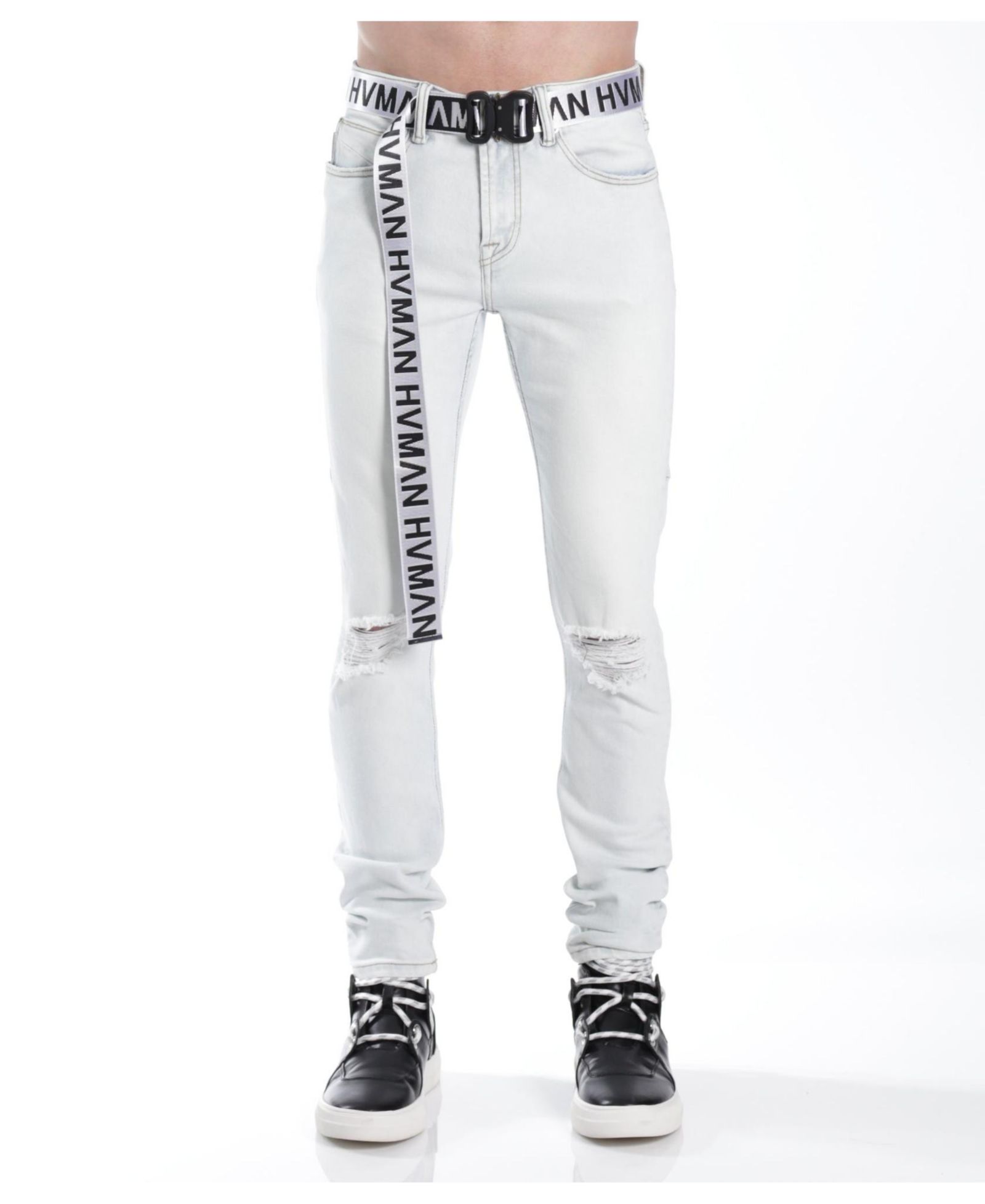 Мужские джинсы Hvman Chosen To Prevail x Cult Strat супер узкого кроя Skinny Fit