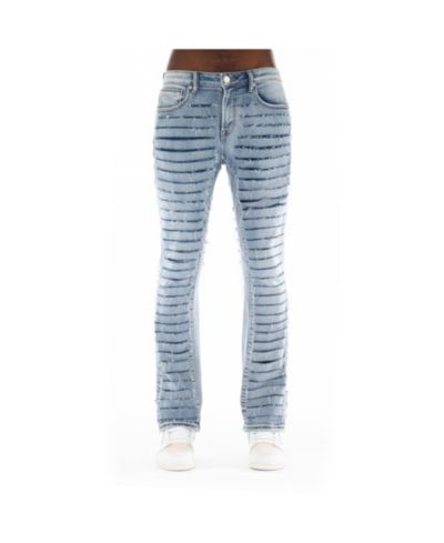 Hvman Chosen To Prevail x Cult Мужские джинсы Mars Bootcut, отбеливание