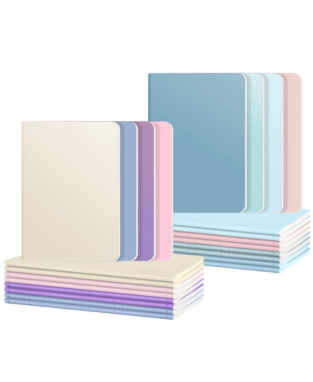 GNUADZ Lined Notebooks Journals Bulk A5 Travel Writing Office School