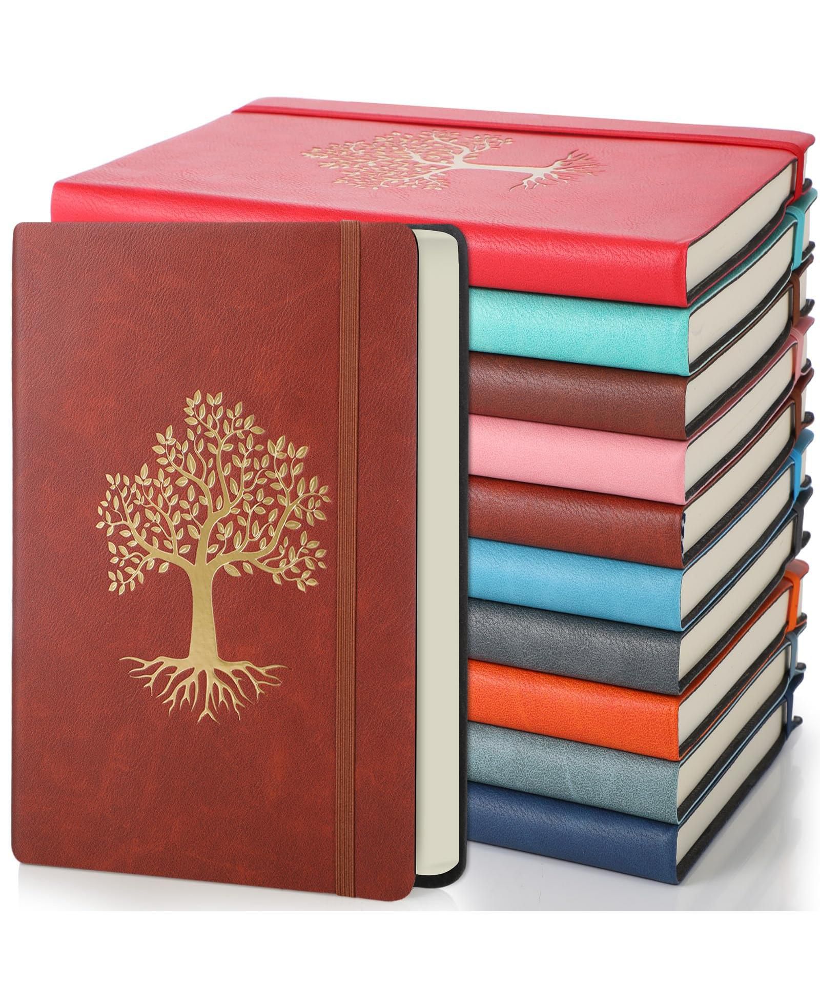 GNUADZ Lined Journal Notebook Leather Hardcover Writing Diary