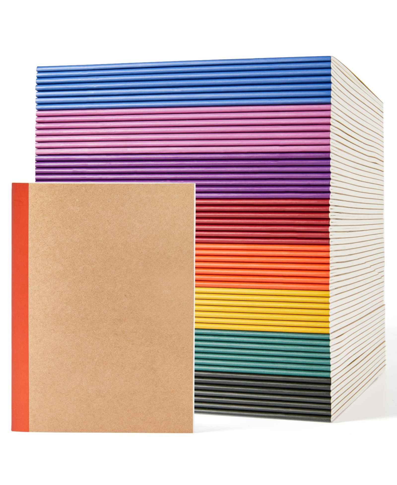 Тетрадь-журнал GNUADZ Composition Lined Rainbow Spines