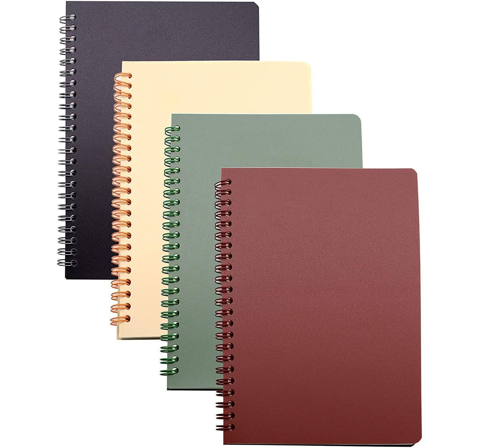 GNUADZ Spiral Notebook твердый переплет, разлинованный журнал
