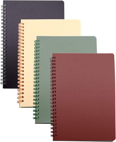 GNUADZ Spiral Notebook твердый переплет, разлинованный журнал