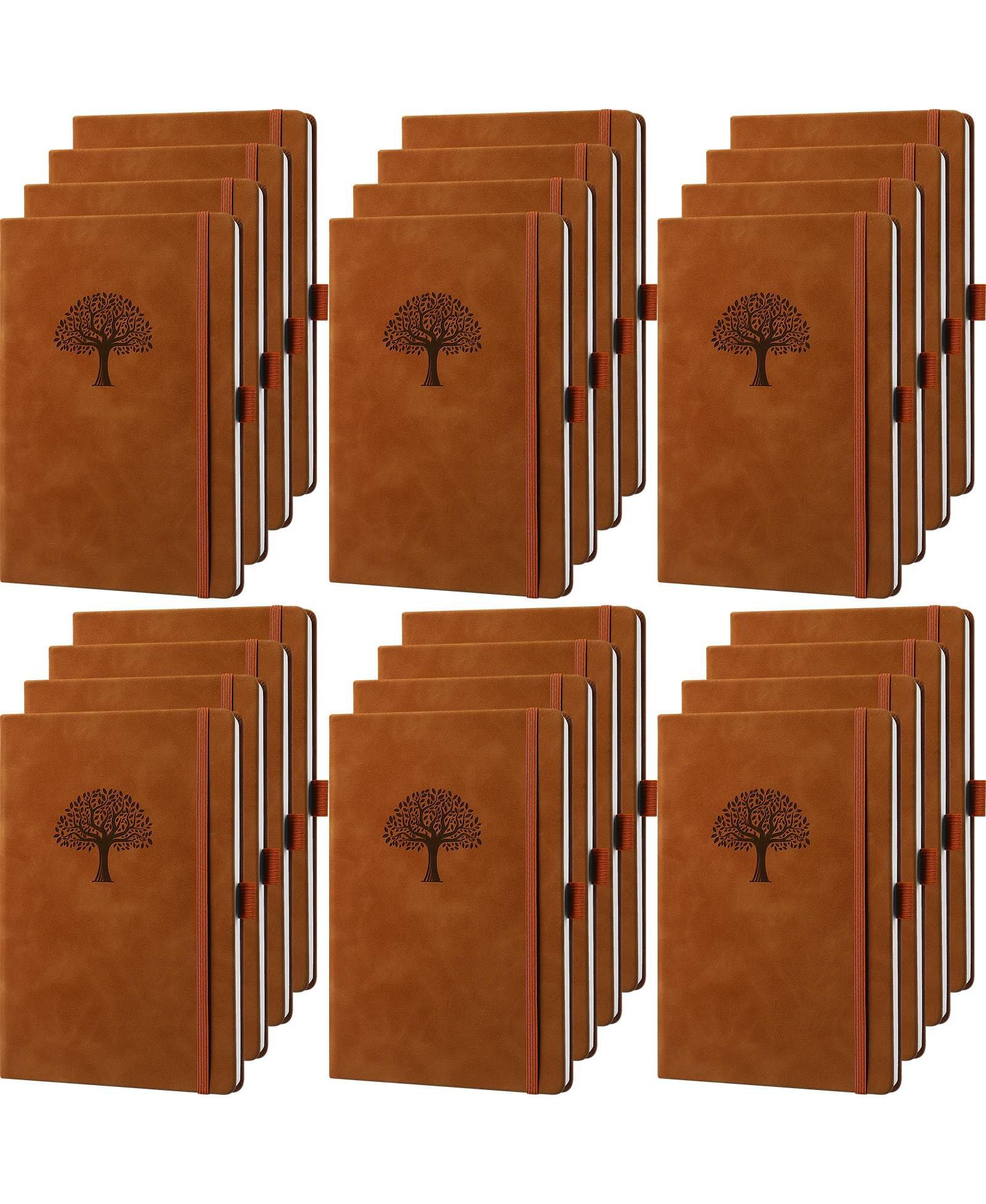 GNUADZ Leather Notebook Journal Hard Cover A5 Writing