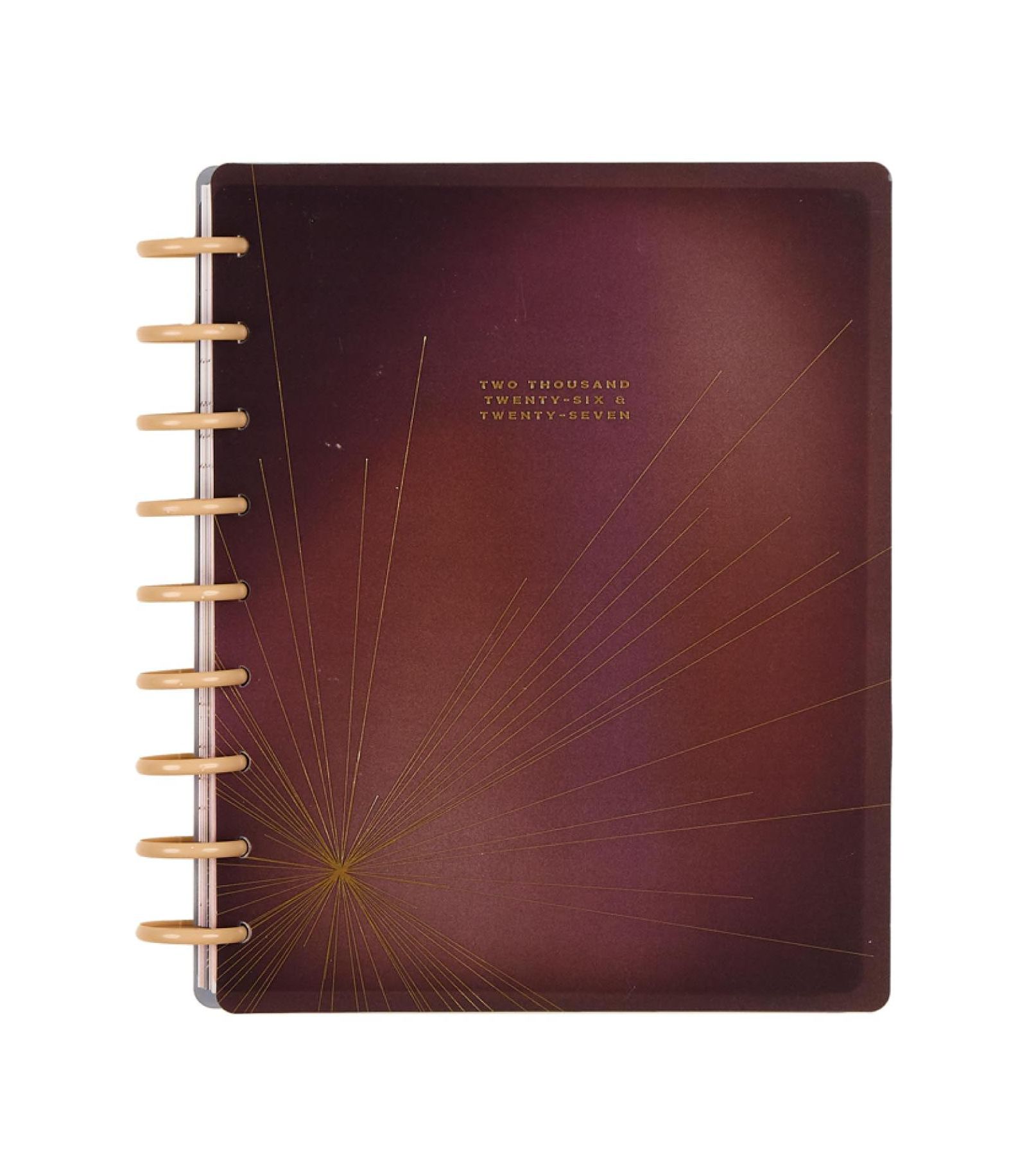 GNUADZ Happy Planner Classic Dashboard Blurred Fleurs July 2026-June 2027