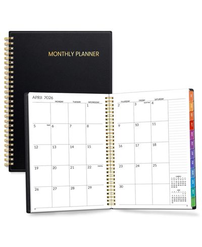 GNUADZ Monthly Planner 2026-2027 18 Months Spiral Binding Organizer