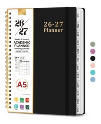 Планер GNUADZ 2026-2027 Academic Weekly Monthly Hardcover с разделителями