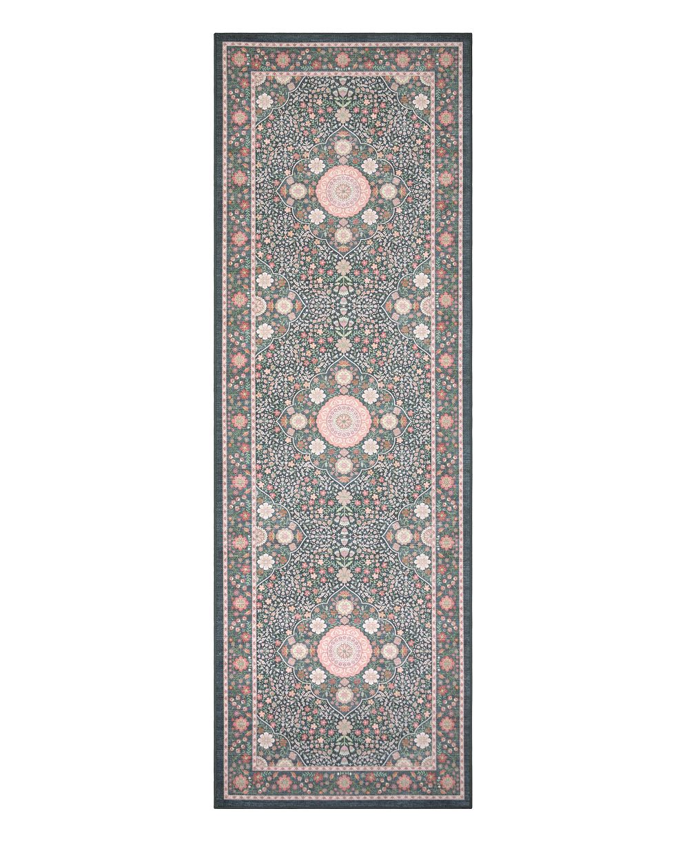 Ковровая дорожка Laura Ashley Chenille Victora Medallion с принтом, 24" x 72"