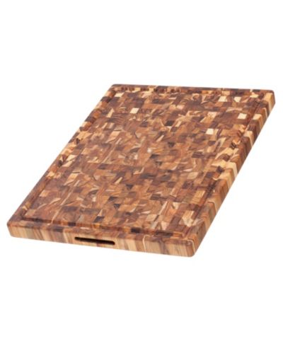 Teakhaus Butcher Block Large Carving Cutting Board, 24" x 18"