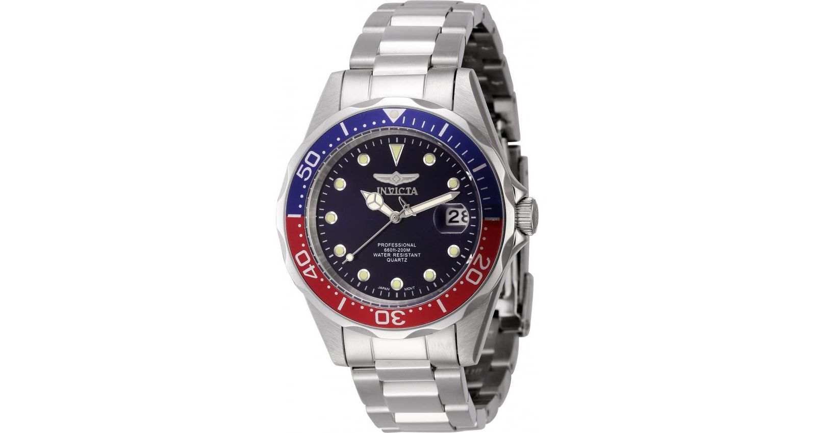 Invicta Men's 45785 Pro Diver Quartz PC32 Blue Dial Watch