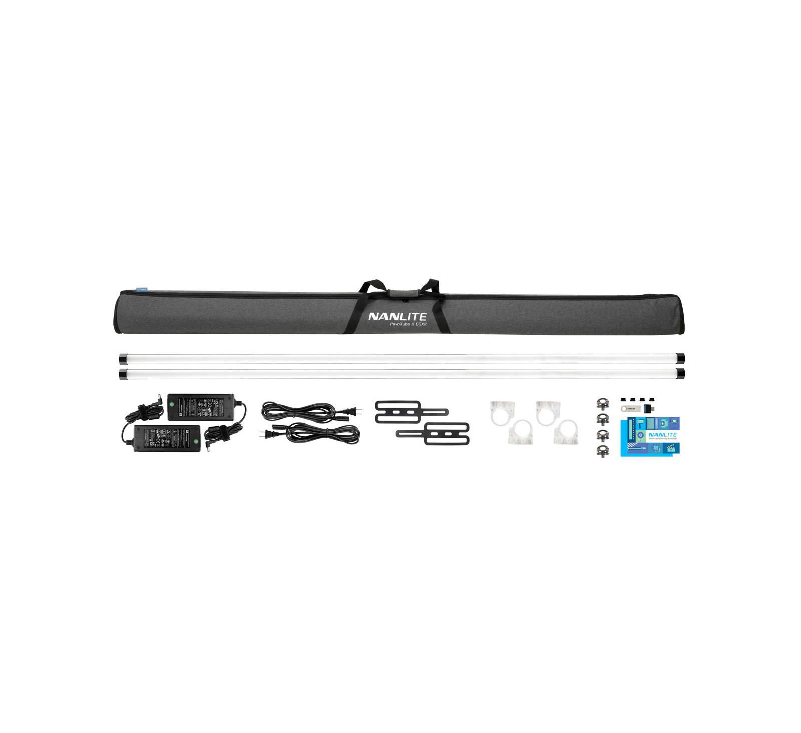 Nanlite Набор NanLite PavoTube II 60XR 8' 106W RGBWW LED Pixel Tube 2-Light Kit