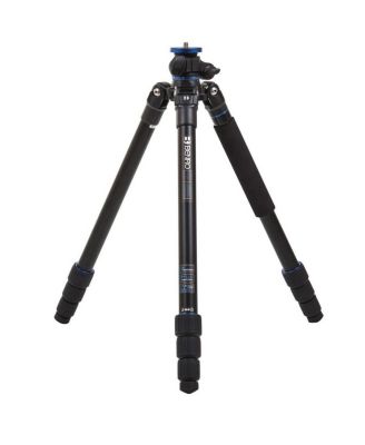 Алюминиевый тревел-штатив Benro Go Plus FGP28A из 4 секций с интегрированным моноподом, макс. высота 65.2"