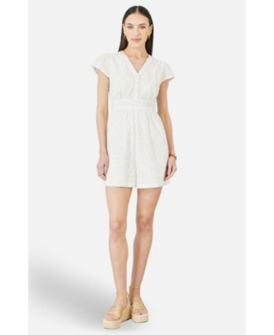 Женский хлопковый комбинезон Yumi Broderie Anglaise