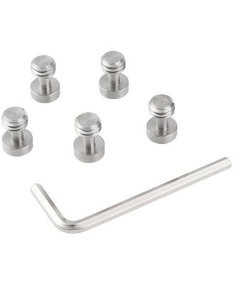 CAMVATE 3/8"-16 Male Thread Screw Adapter with Hexagon Socket Head, 5-Pack