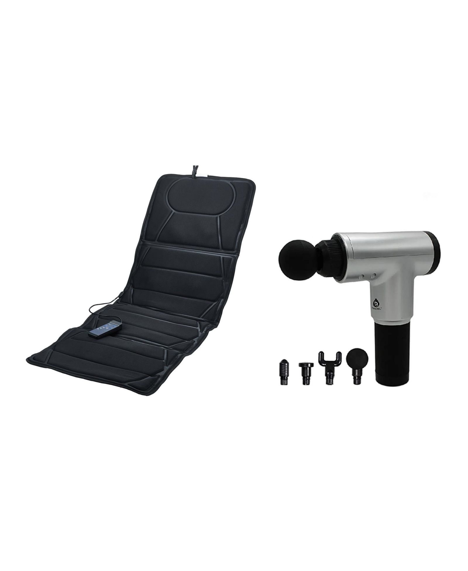 PURSONIC Full-Body Massage Mat and 6-Speed Cordless Deep Tissue Massage Gun