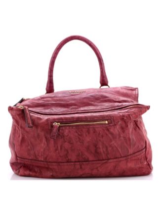 Pre-Owned Givenchy большая сумка Pandora из состаренной кожи