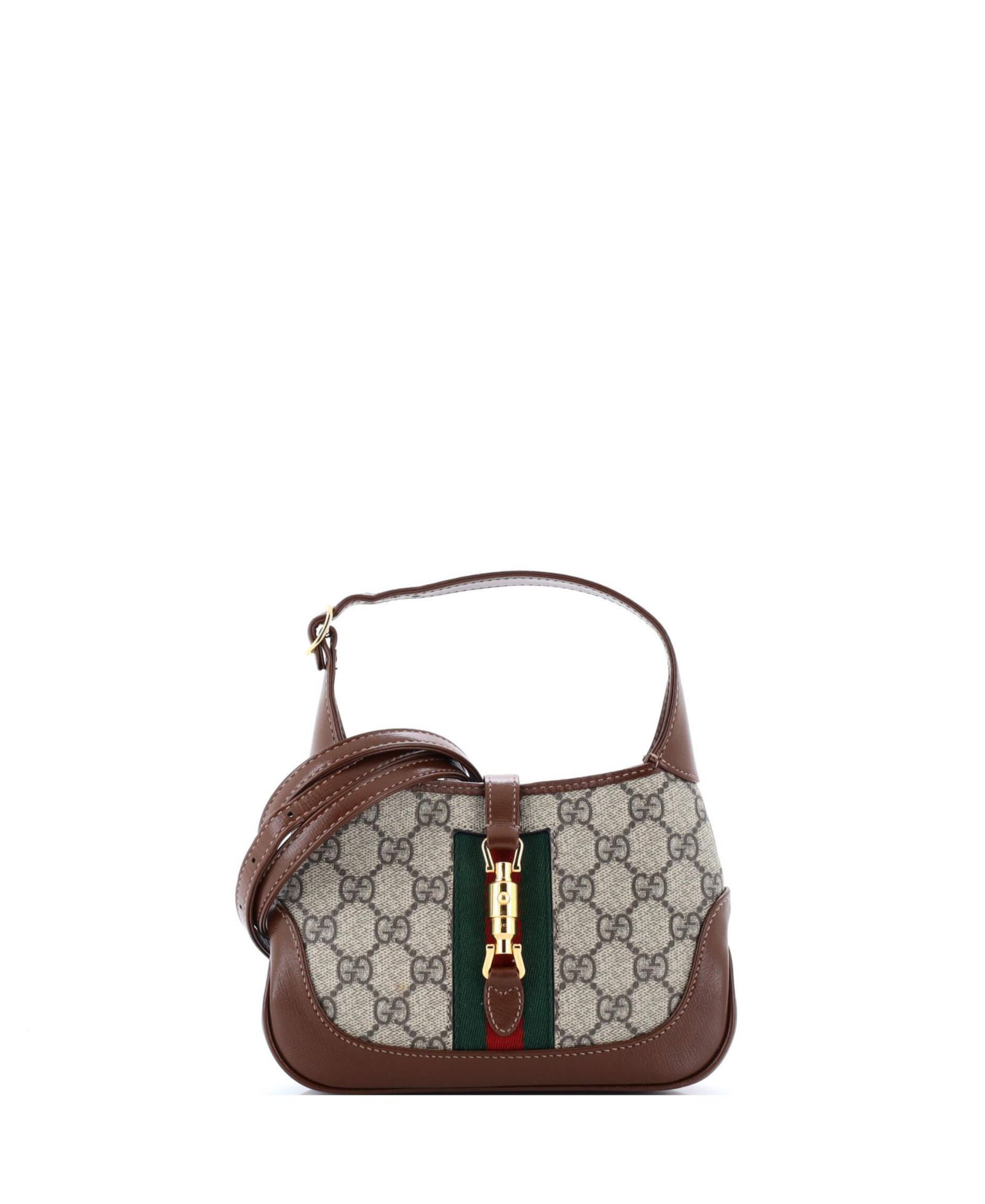Б/у сумка Gucci Mini Jackie 1961 Hobo GG Coated Canvas