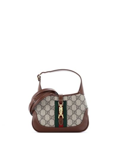 Б/у сумка Gucci Mini Jackie 1961 Hobo GG Coated Canvas