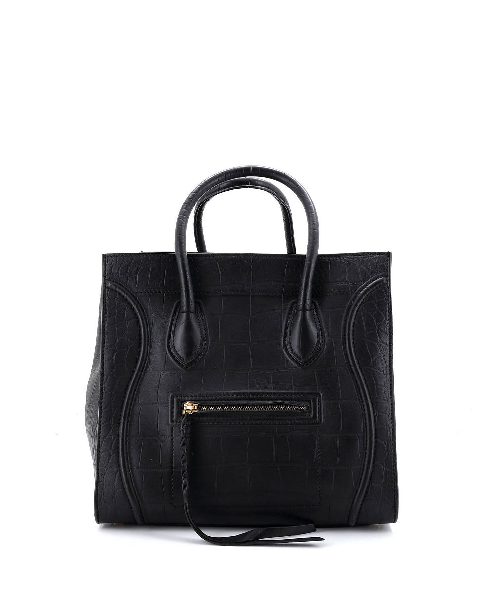 Pre-Owned Celine средняя сумка Phantom из тисненой кожи