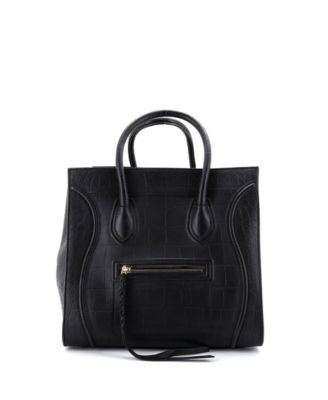 Pre-Owned Celine средняя сумка Phantom из тисненой кожи