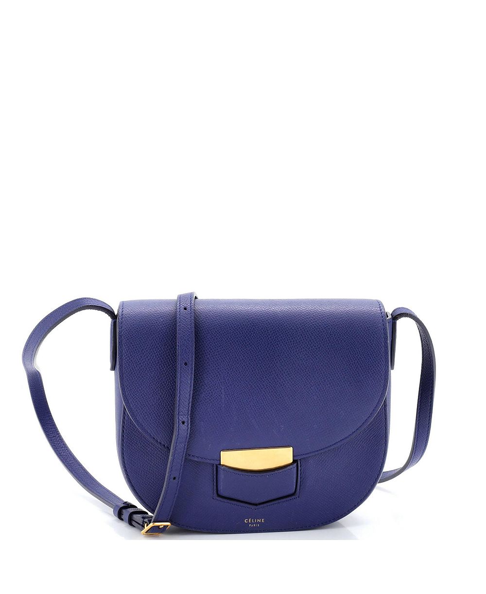 Pre-Owned Celine маленькая сумка через плечо Trotteur из зернистой кожи