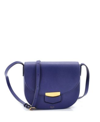 Pre-Owned Celine маленькая сумка через плечо Trotteur из зернистой кожи
