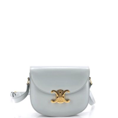 Pre-Owned Celine Сумка Celine Triomphe Besace Clea Flap Bag Leather