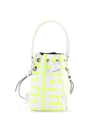 Б/у Fendi x Marc Jacobs сумка-ведро Mini Mon Tresor из печатной кожи