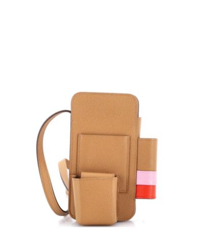 Pre-Owned HERMÉS Hermesway Phone Case Crossbody Bag Epsom