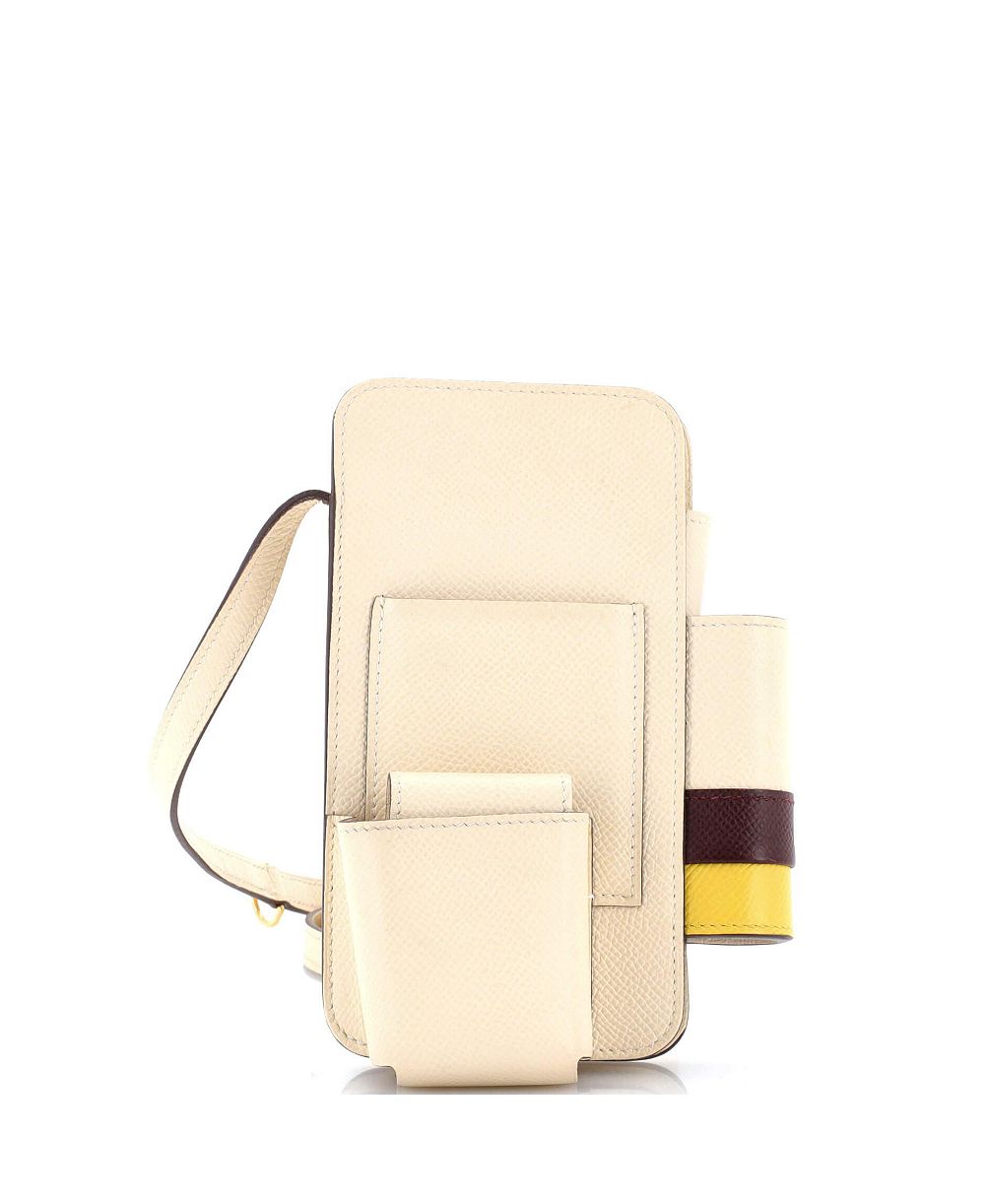 Pre-Owned HERMÉS Hermesway Phone Case Crossbody Bag Epsom