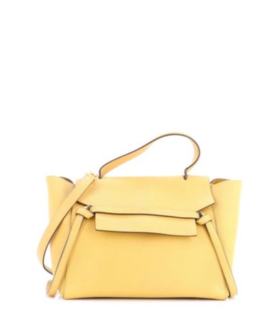 Pre-Owned Celine Mini Belt Bag Textured Leather