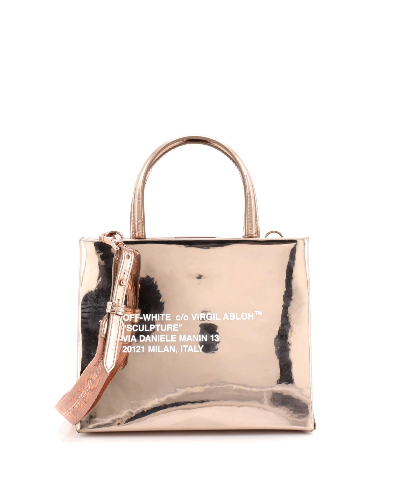 Pre-Owned Off White мини-сумка тоут с принтом