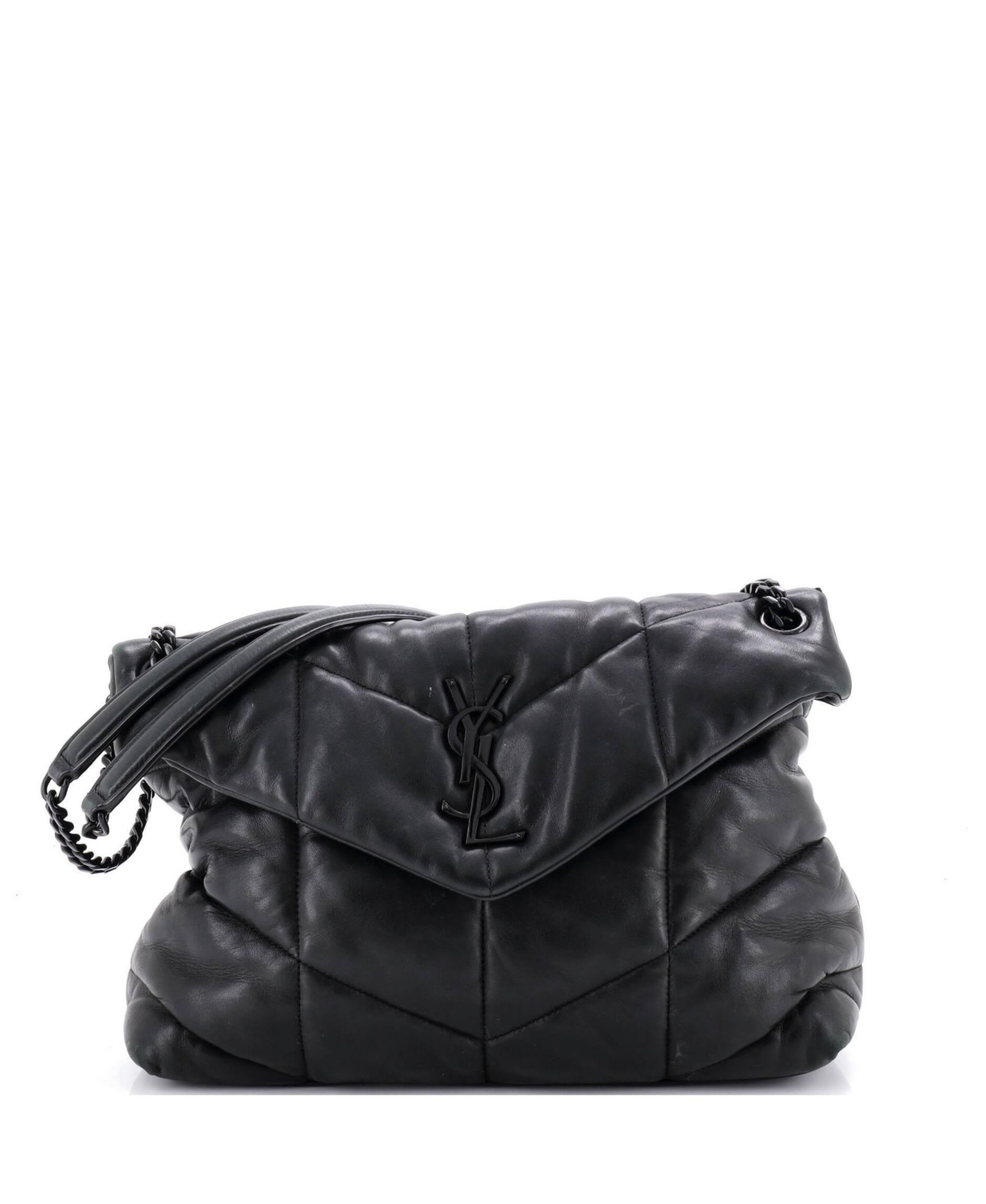 Сумка через плечо Pre-Owned SAINT LAURENT Loulou Puffer Quilted Leather