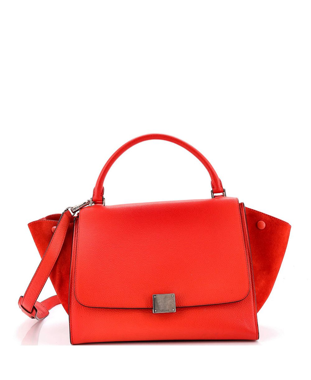 Pre-Owned Celine средняя сумка Trapeze из кожи