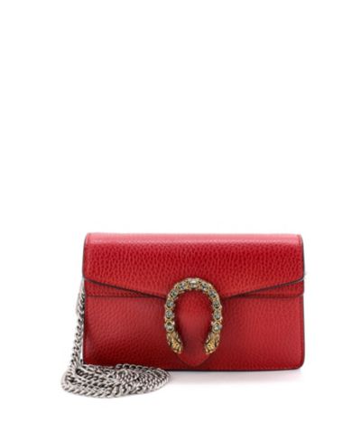 Pre-Owned Gucci Super Mini Dionysus Bag Leather