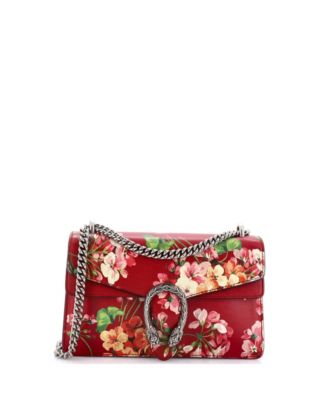 Б/у сумка Gucci Small Dionysus с принтом Blooms из кожи