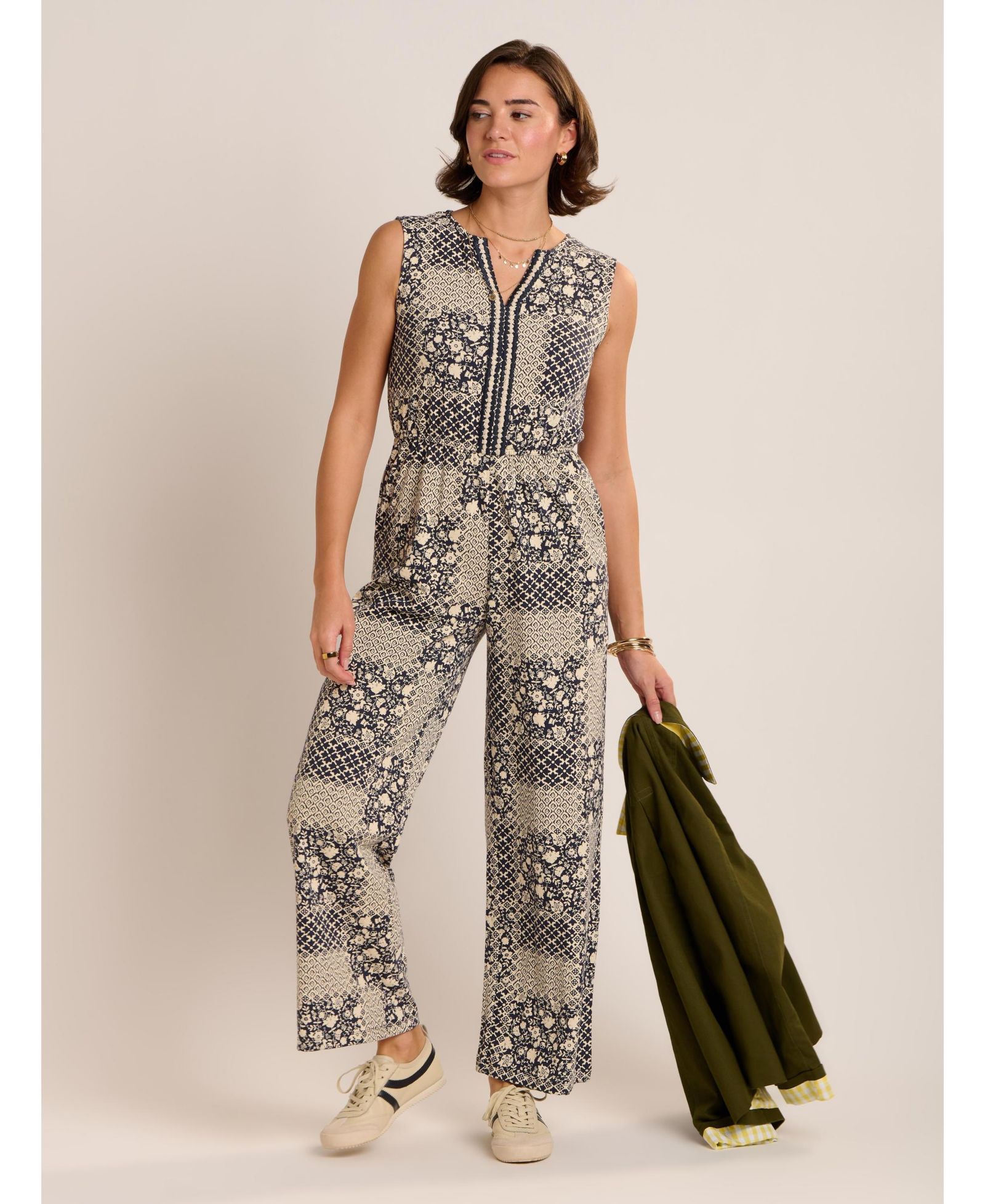 Brakeburn Women's Amanda Printed Jumpsuit