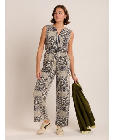 Brakeburn Women's Amanda Printed Jumpsuit