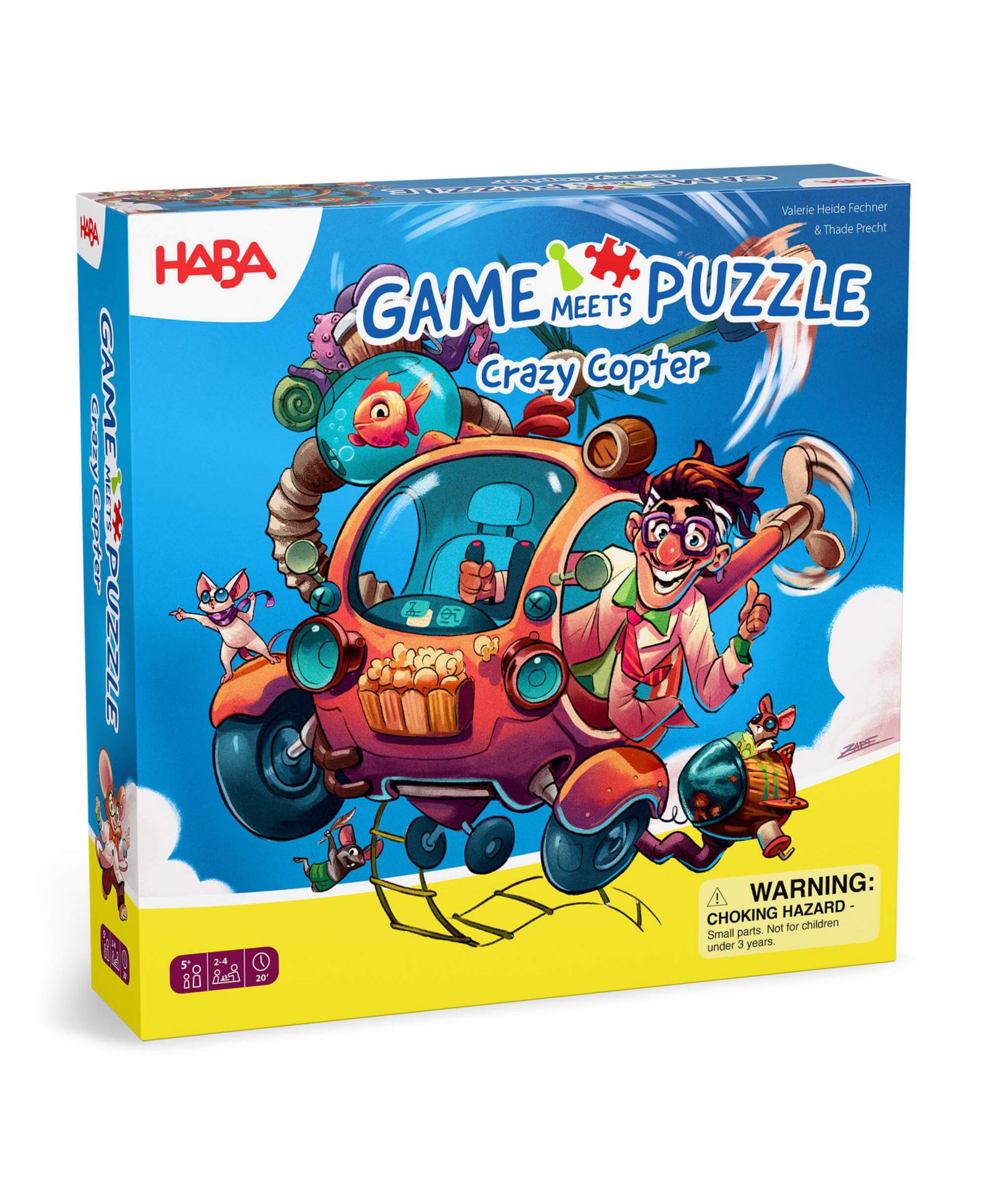 Детская настольная игра HABA Game Meets Puzzle - Crazy Copter