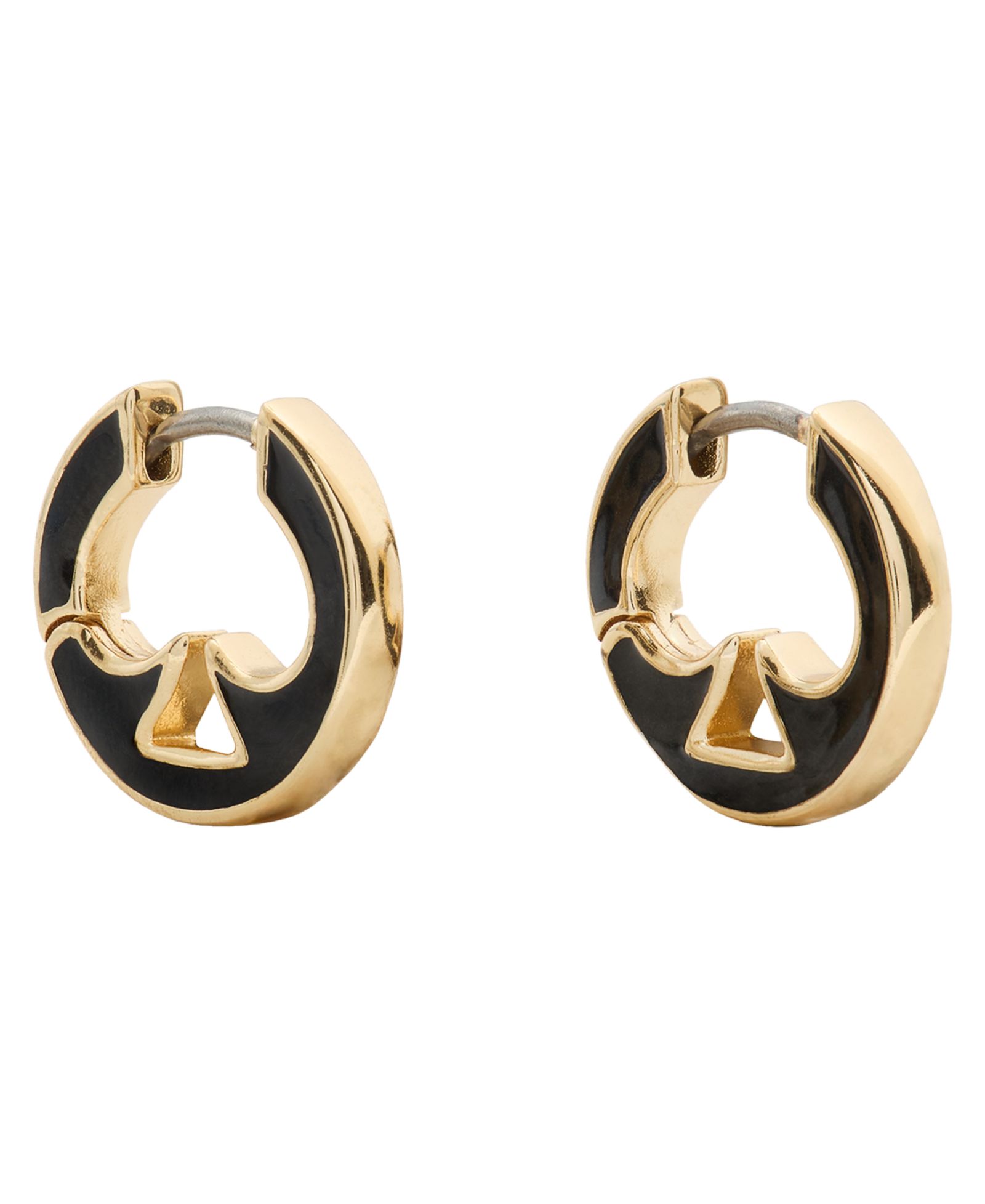 Серьги-кольца kate spade new york Extra-Small Cut Out Huggie Hoop