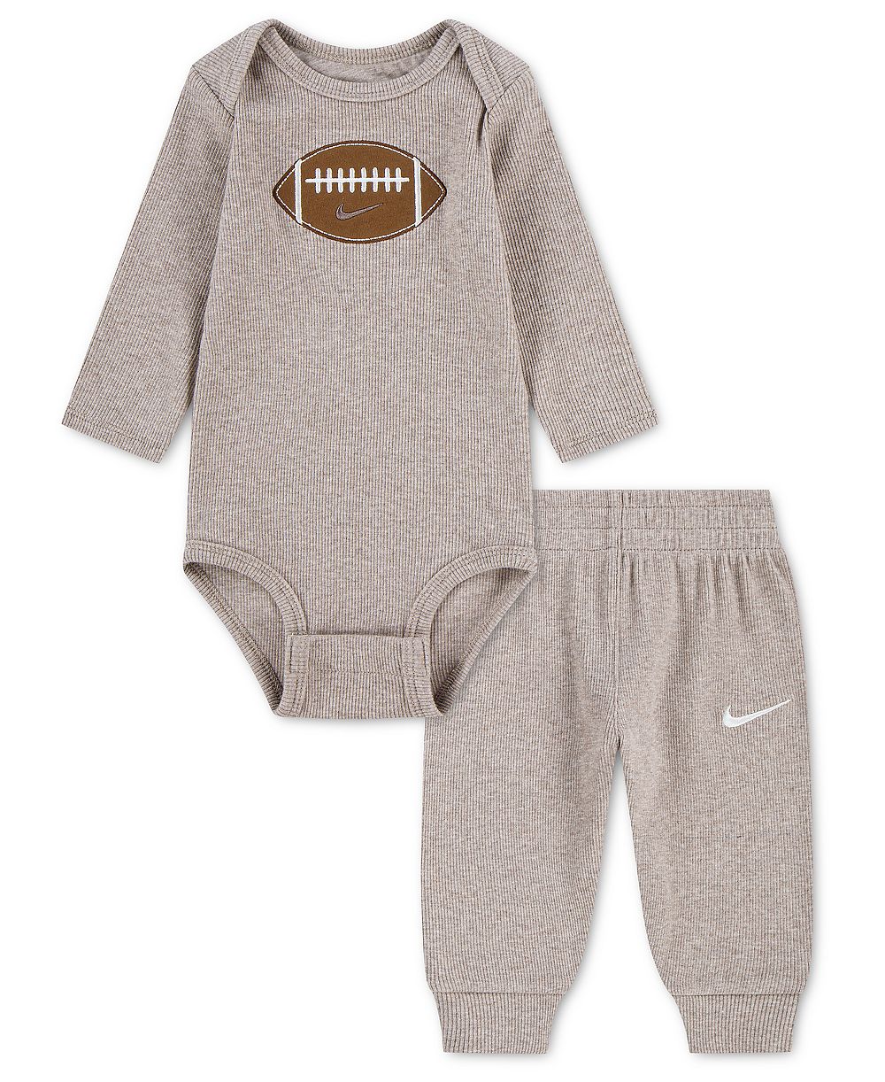 Детский комплект Nike: длинный боди и брюки Readyset Grow Football, 2 предмета