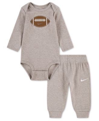 Детский комплект Nike: длинный боди и брюки Readyset Grow Football, 2 предмета