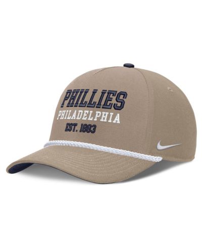 Nike Men's Khaki Philadelphia Phillies Father's Day Rope Rise Adjustable Hat