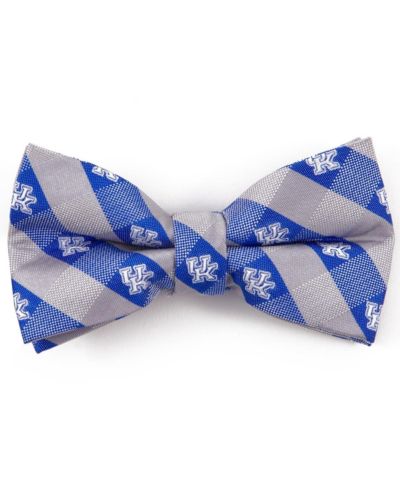 Eagles Wings Мужской галстук-бабочка в клетку Kentucky Wildcats