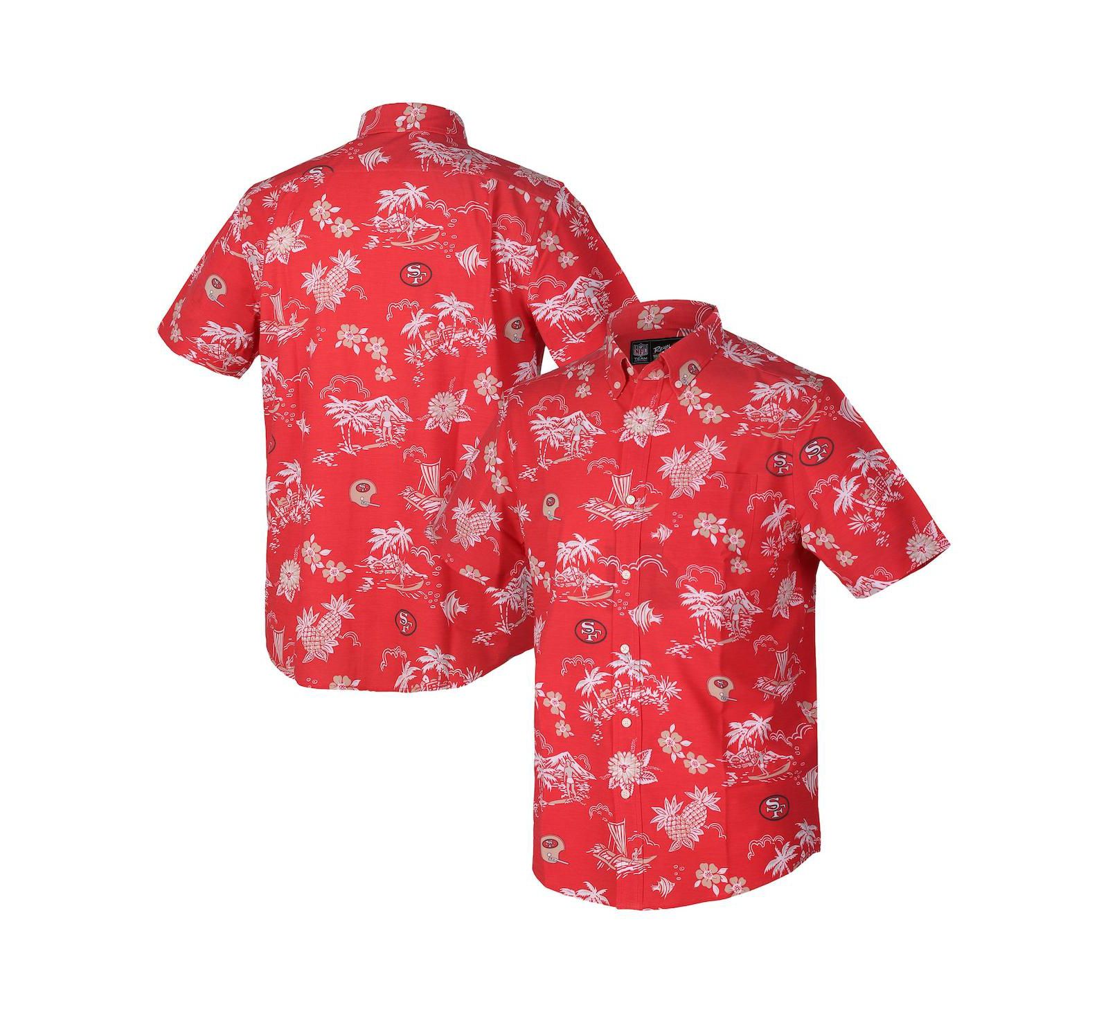 Reyn Spooner Men's Scarlet San Francisco 49ers Throwback Kekai Performance Button-Down Shirt