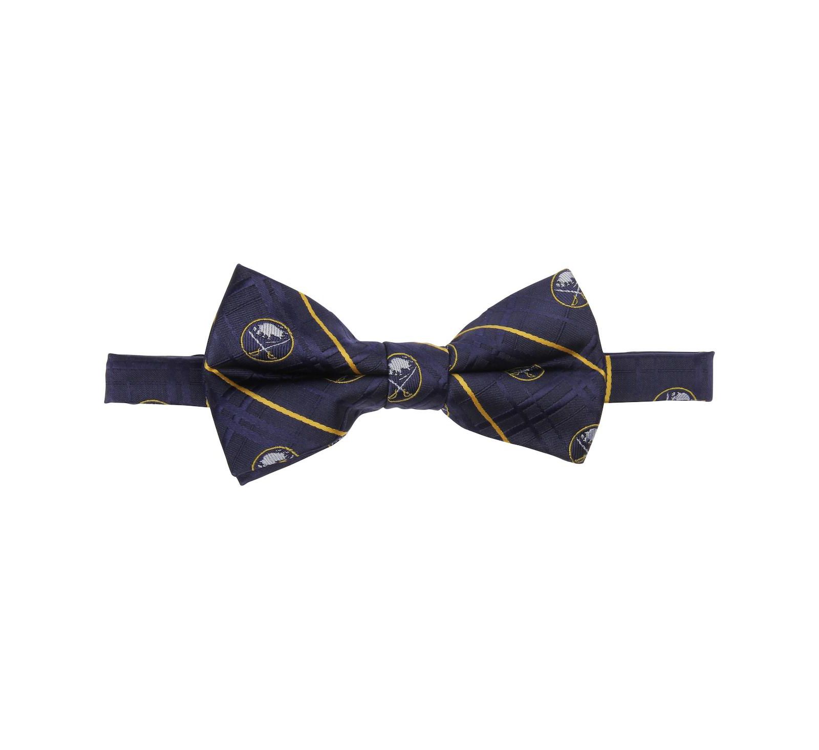 Eagles Wings Men's Navy Buffalo Sabres Oxford Bow Tie