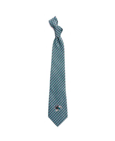 Eagles Wings Men's San Jose Sharks Gingham Tie