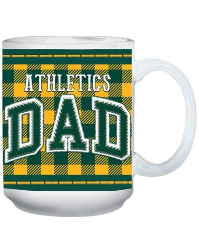 The Memory Company Oakland Athletics 15oz. Buffalo Plaid Father's Day Mug